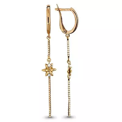 Серьги из золота, артикул LV43142