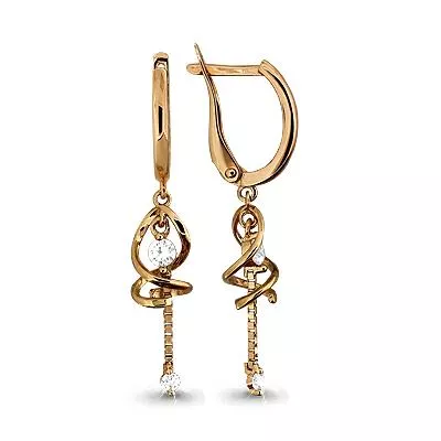 Серьги из золота, артикул LV43137