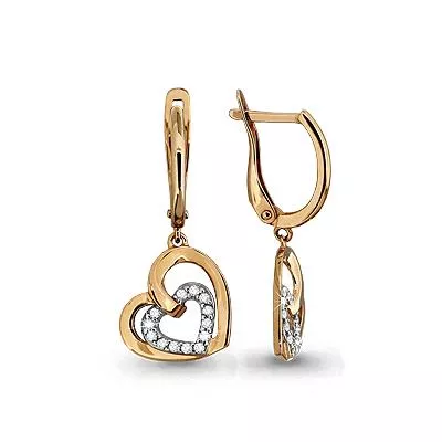 Серьги, золото, артикул LV43132А