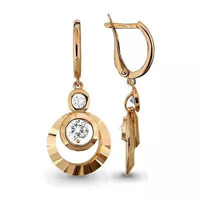 Серьги, артикул LV43130, золото