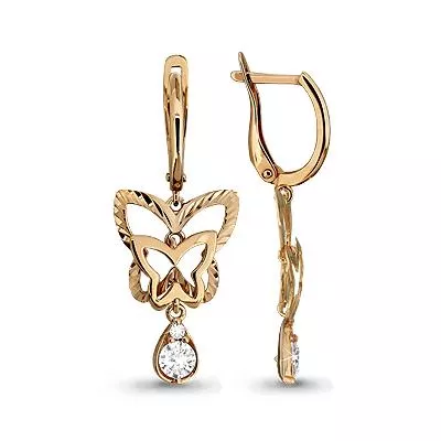 Серьги, артикул LV43125, золото