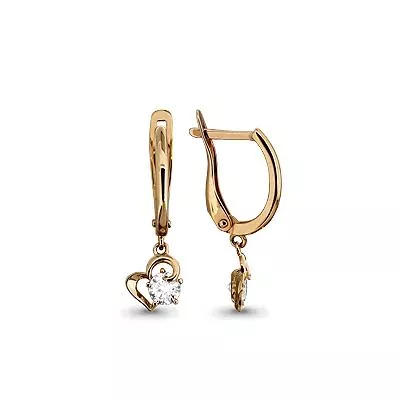 Серьги из золота, артикул LV43119
