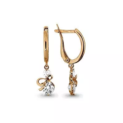 Серьги, артикул LV43117, золото