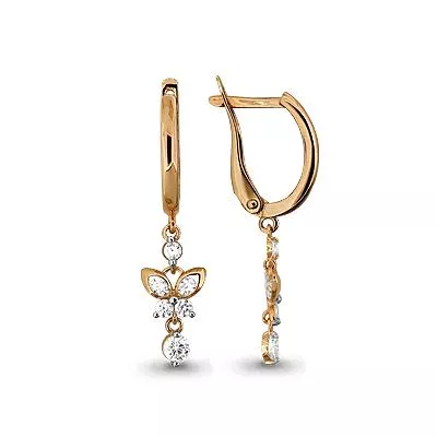 Серьги, артикул LV43104А, золото