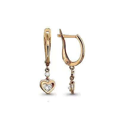 Серьги, золото, артикул LV43103