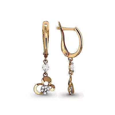 Серьги из золота, артикул LV43102А