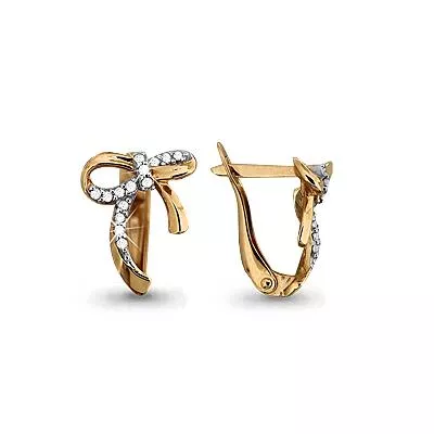 Серьги, золото, артикул LV43098А