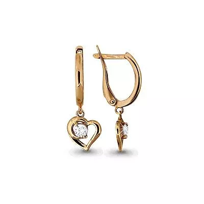 Серьги из золота, артикул LV43097