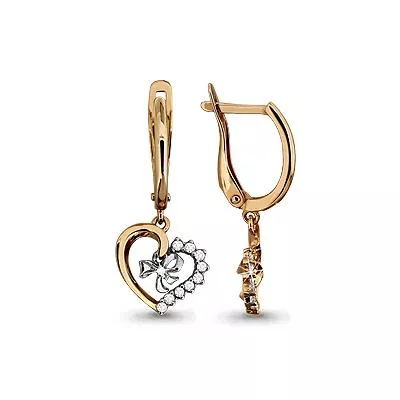 Серьги из золота, артикул LV43092А