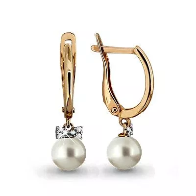 Серьги, артикул LV43082А, золото