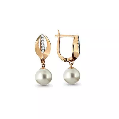 Серьги, золото, артикул LV43072А