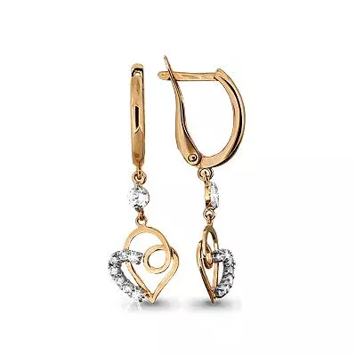 Серьги, золото, артикул LV43067А