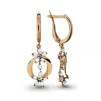 Серьги, золото, артикул LV43064