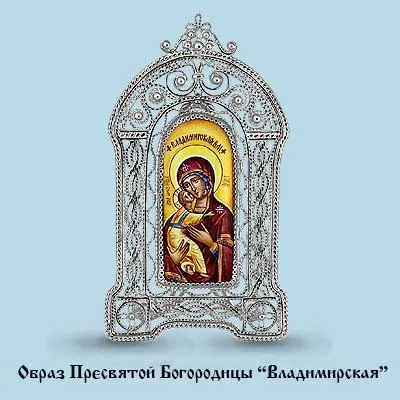 Икона из серебра, артикул LV81036