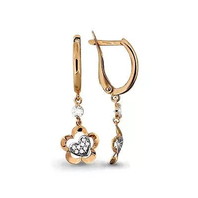 Серьги из золота, артикул LV43055А