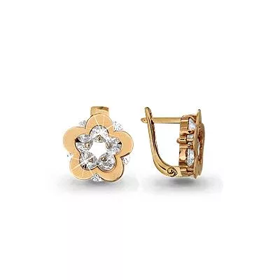 Серьги, золото, артикул LV43041