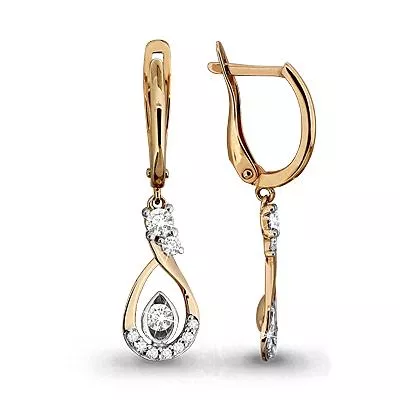 Серьги из золота, артикул LV43040А