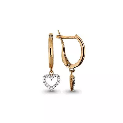 Серьги из золота, артикул LV43020А