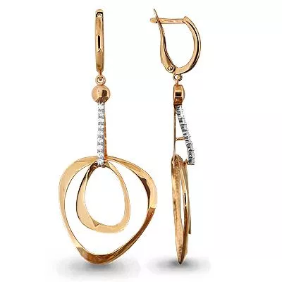 Серьги из золота, артикул LV43016А