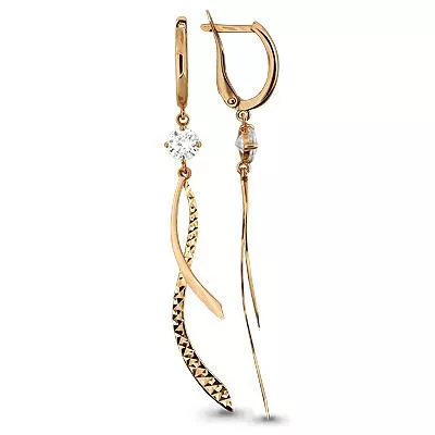 Серьги, золото, артикул LV43014