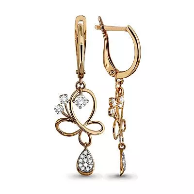 Серьги, золото, артикул LV43006А