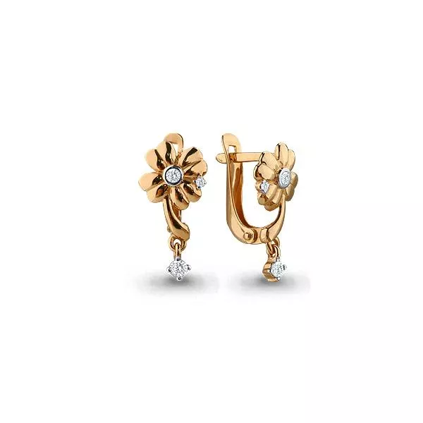 Серьги, золото, артикул LV42997А