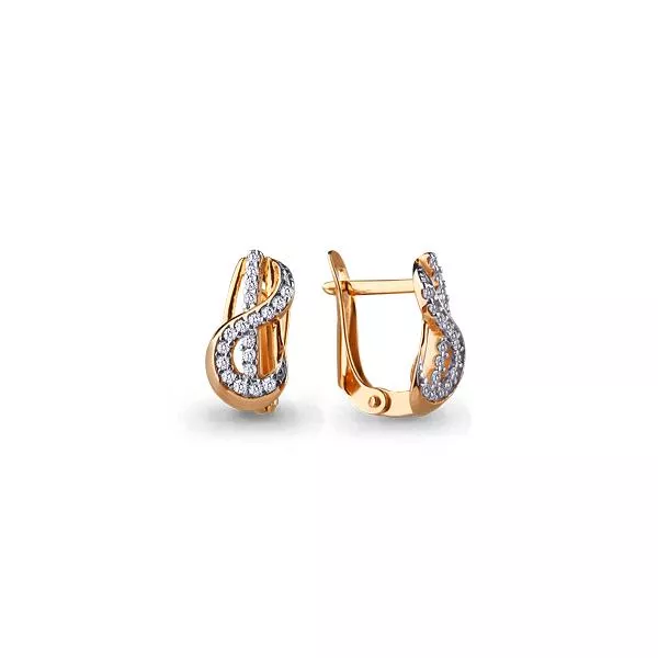 Серьги, артикул LV42992А, золото