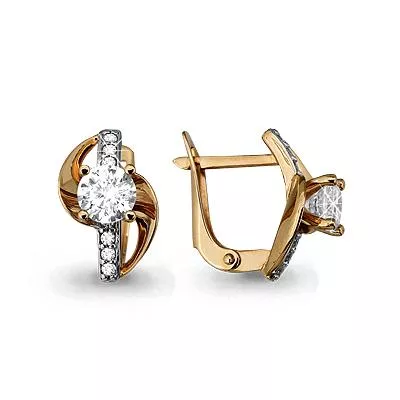 Серьги, золото, артикул LV42986А