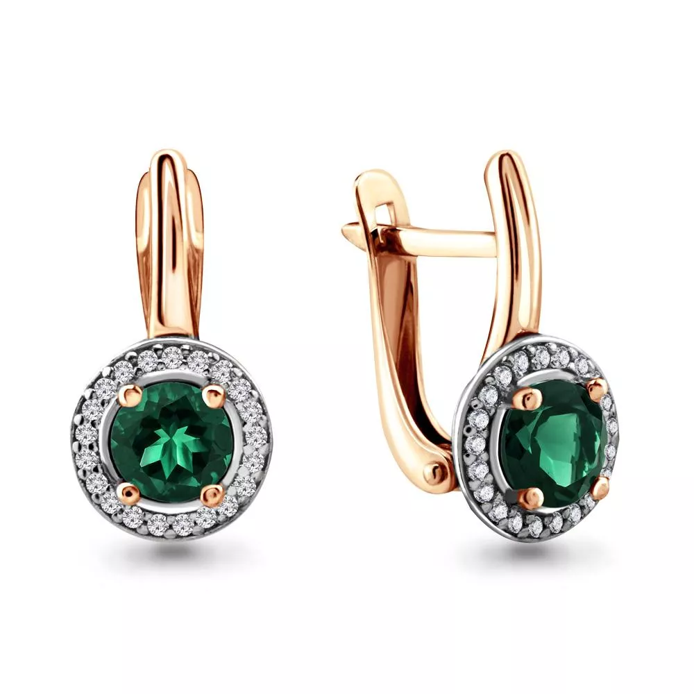 Серьги, золото, артикул LV42983Г