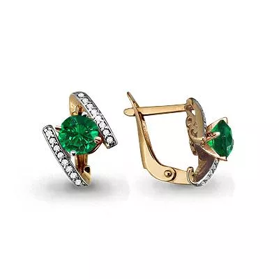 Серьги, артикул LV42979Г, золото