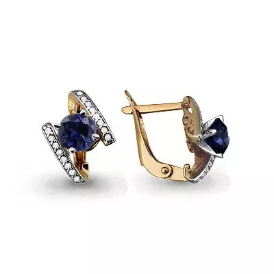 Серьги, артикул LV42979Б, золото