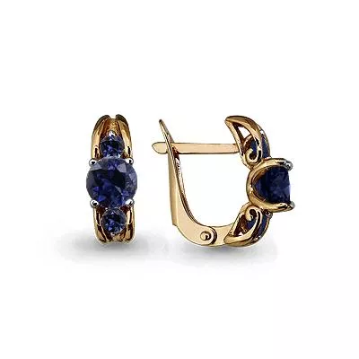 Серьги, золото, артикул LV42971Н