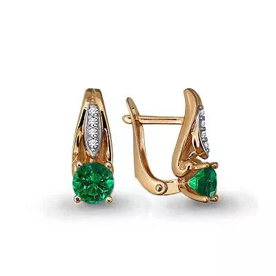 Серьги, золото, артикул LV42966Г