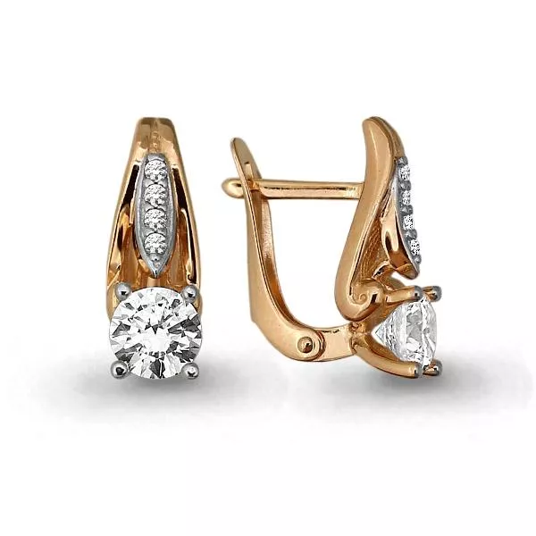 Серьги, золото, артикул LV42966А