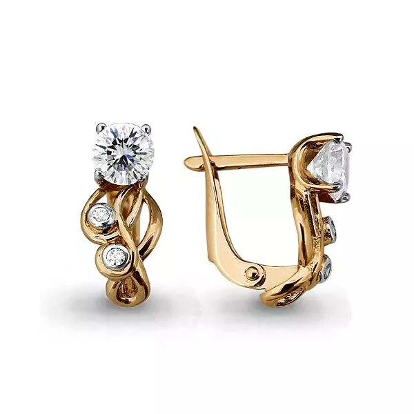 Серьги, артикул LV42952А, золото