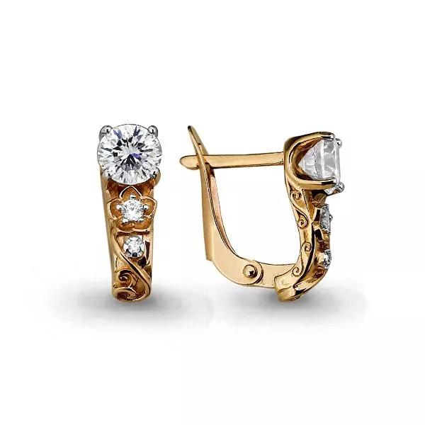 Серьги, артикул LV42950, золото