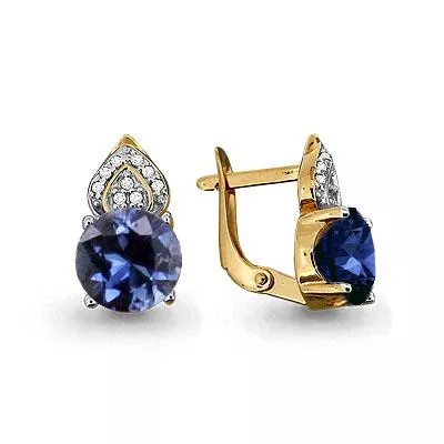 Серьги, золото, артикул LV42890Б
