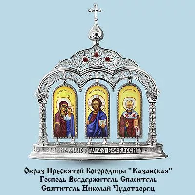 Икона из серебра, артикул LV81018