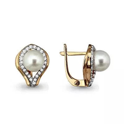 Серьги, артикул LV42828А, золото