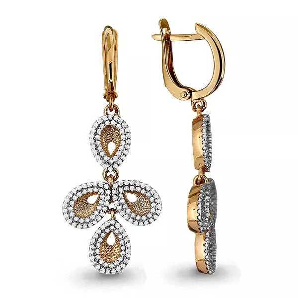 Серьги, золото, артикул LV42808А