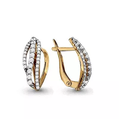 Серьги, артикул LV42754А, золото