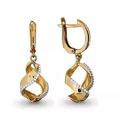 Серьги, артикул LV42749А, золото