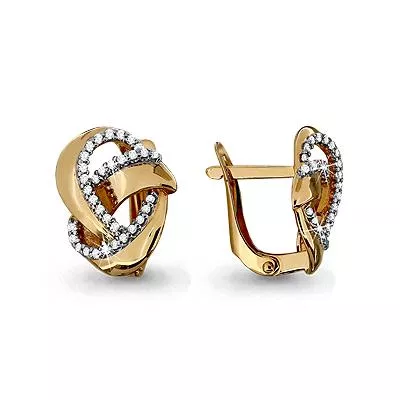 Серьги, артикул LV42720А, золото