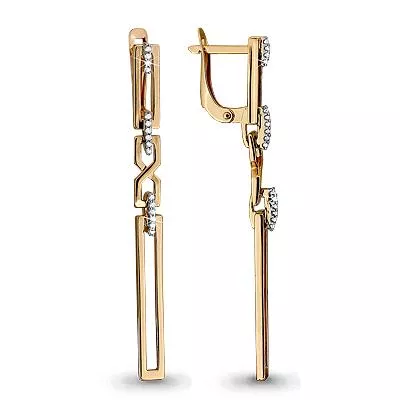 Серьги, золото, артикул LV42713А