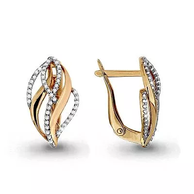 Серьги, артикул LV42708А, золото