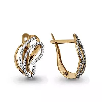 Серьги, артикул LV42699А, золото