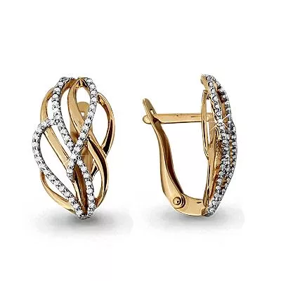 Серьги, артикул LV42696А, золото