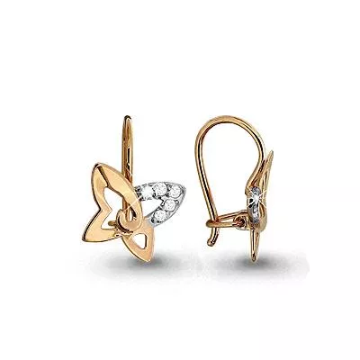 Серьги, золото, артикул LV42684