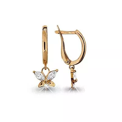 Серьги, золото, артикул LV42673