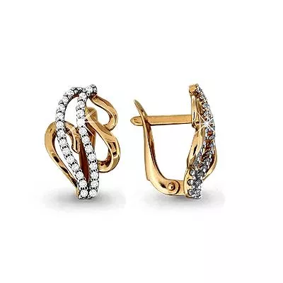 Серьги, артикул LV42607А, золото